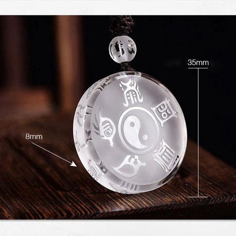 FREE Today: Feng Shui Liuli Yin Yang Protection Balance Pendant Necklace