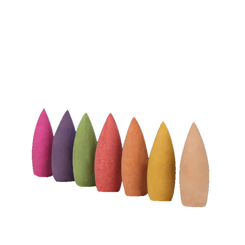 Buddha Stones Mixed Floral Aroma Sandalwood Backflow Incense 50 Cones Pack
