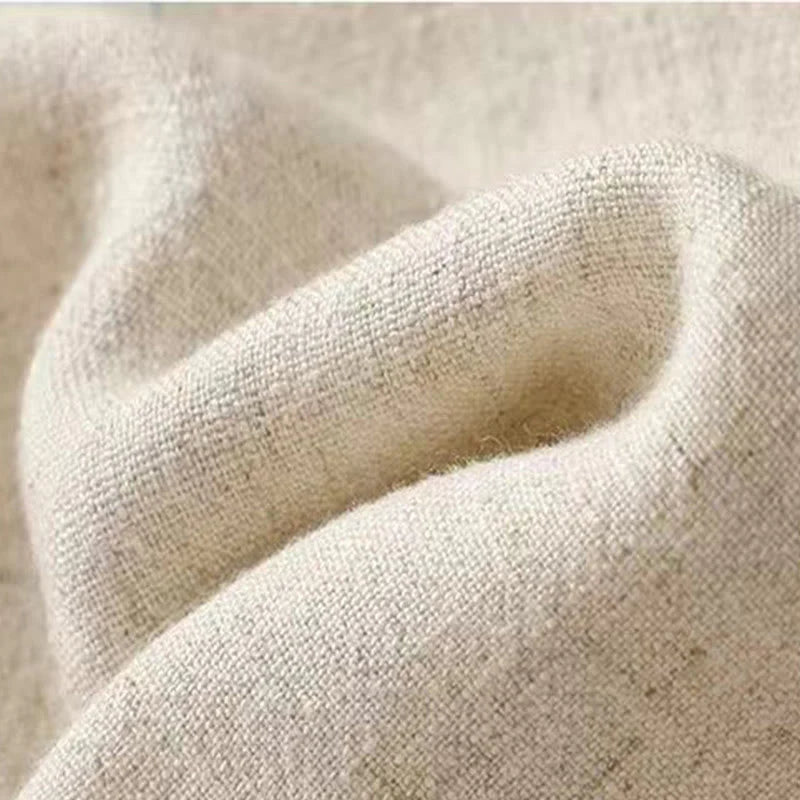 Buddha Stones Women's Cotton Linen Frog-Button Long Sleeve Jacket With Pockets