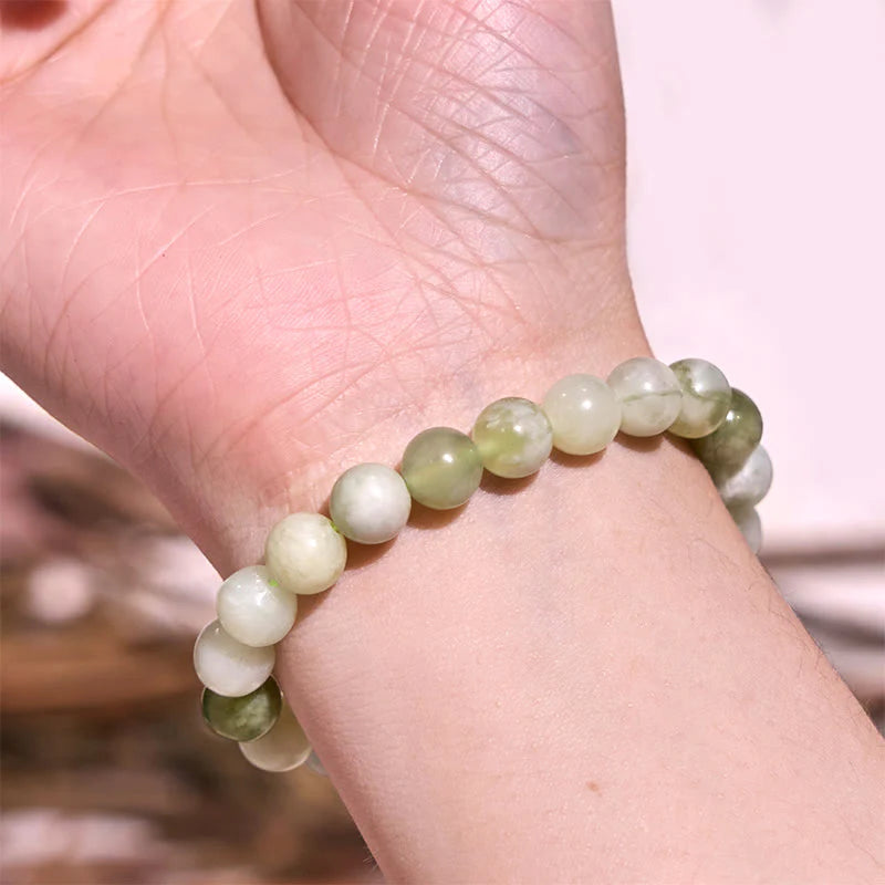 Buddha Stone Various Crystals Malachite Lazurite Lapis Lazuli Hemimorphite Calmness Bracelet