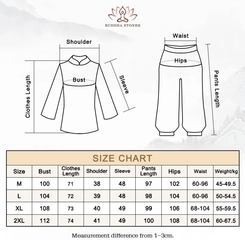Buddha Stones Yoga Cotton Linen Clothing Uniform Meditation Zen Practice Women's Set (Extra 30% Off | USE CODE: FS30)