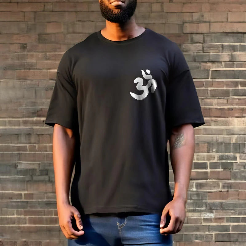 Buddha Stones Om Symbol Sanskrit Tee T-shirt