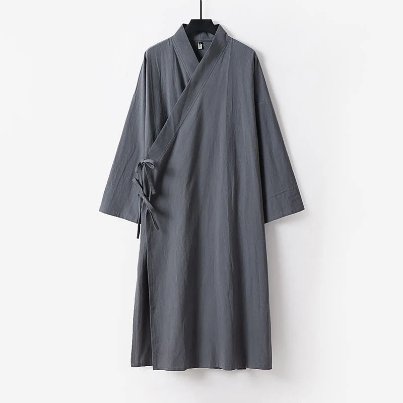 Buddha Stones Wudang Traditional Tai Chi Martial Arts Ceremony Long Sleeve Men's Taoist Long Robe