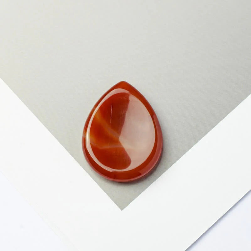 Buddha Stones Teardrop Shape Worry Stone Protection Crystal Decor 34*26*7.8cm