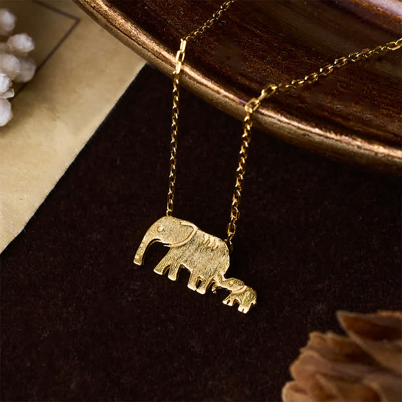 Buddha Stones FOR DEAREST MOTHER Elephant 925 Sterling Silver Necklace Pendants Includes Gift Message Card