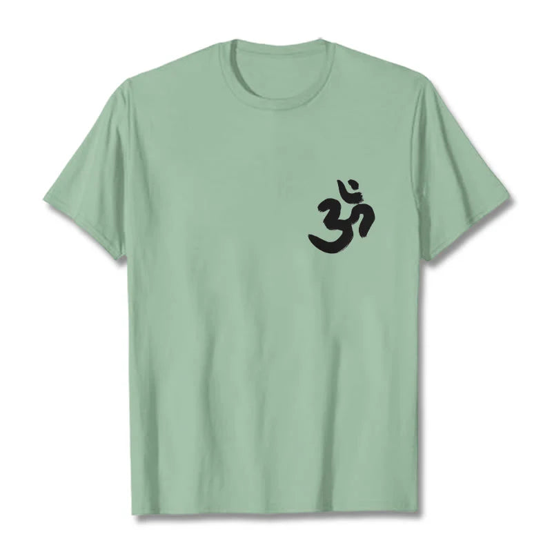 Buddha Stones Om Symbol Sanskrit Tee T-shirt