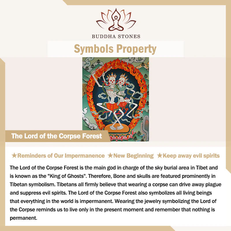 Buddha Stones Tibetan Lightning Treasure Vase Dzi Bead The Lord of the Corpse Forest Power Bracelet