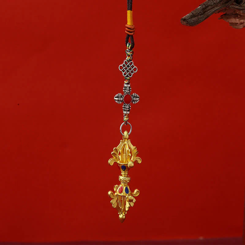 Buddha Stones Vajra Enlightenment Rope Key Chain