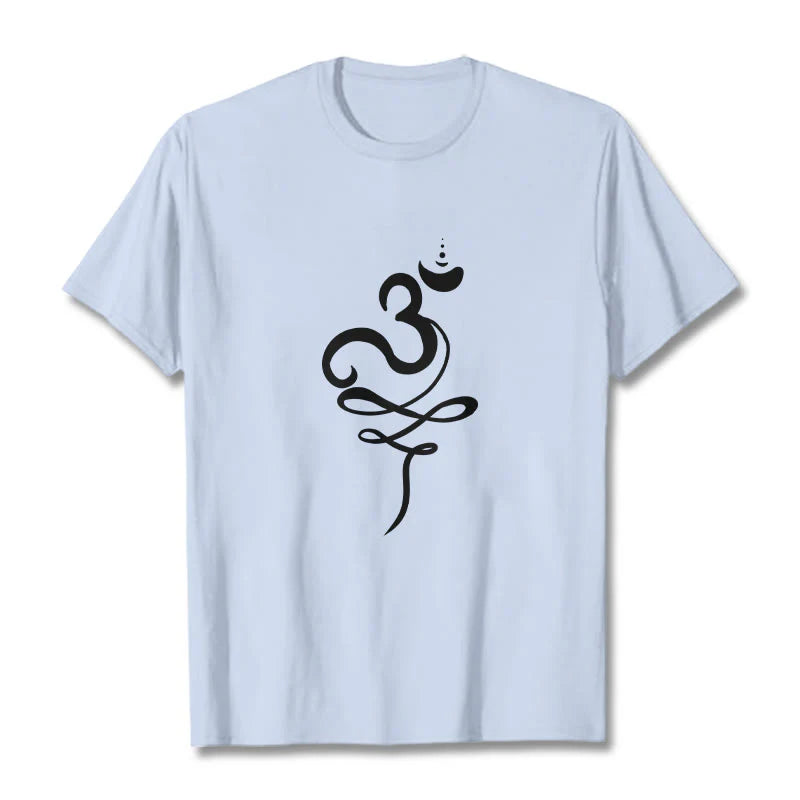 Buddha Stones OM Sanskrit Tee T-shirt
