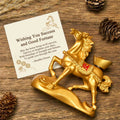Buddha Stones Wishing You Success and Good Fortune Year of the Horse Decor Includes Gift Message Card