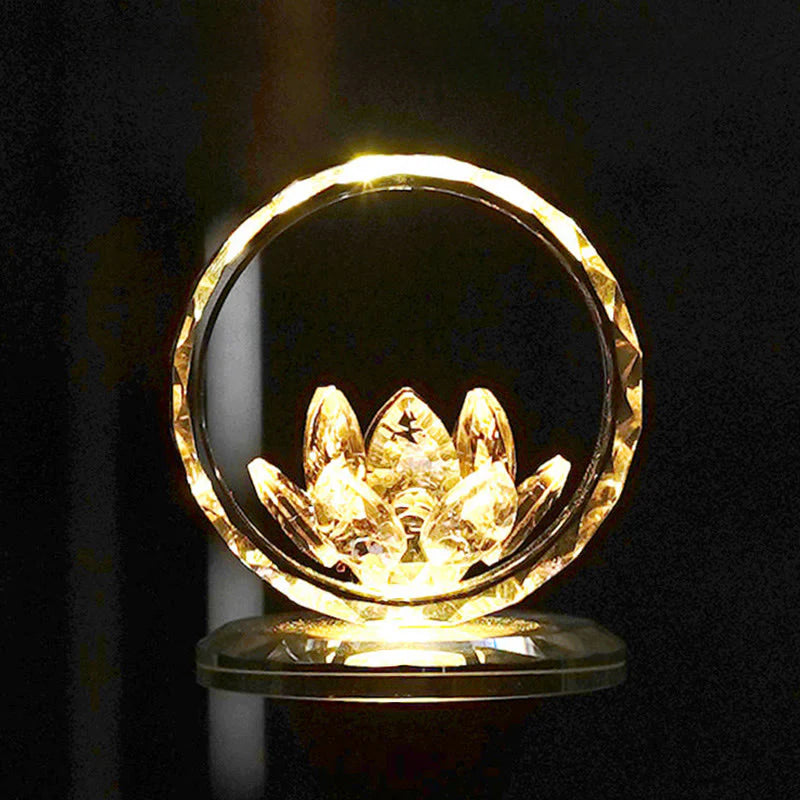 Buddha Stones Lotus Copper Brass New Beginning Home Decoration