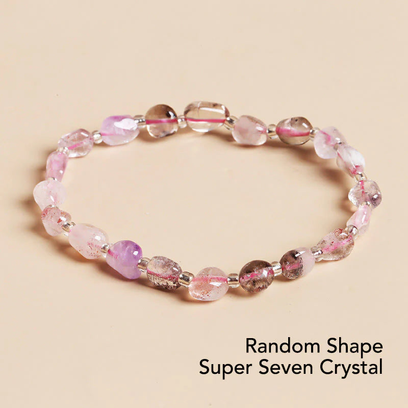 Buddha Stones Natural Irregular Shape Stone Crystal Meditation Balance Bracelet